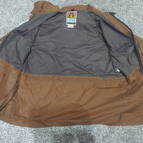 Kakadu Traders Australia Long Brown Riding Coat Men's Size Large - Picture 7 of 9